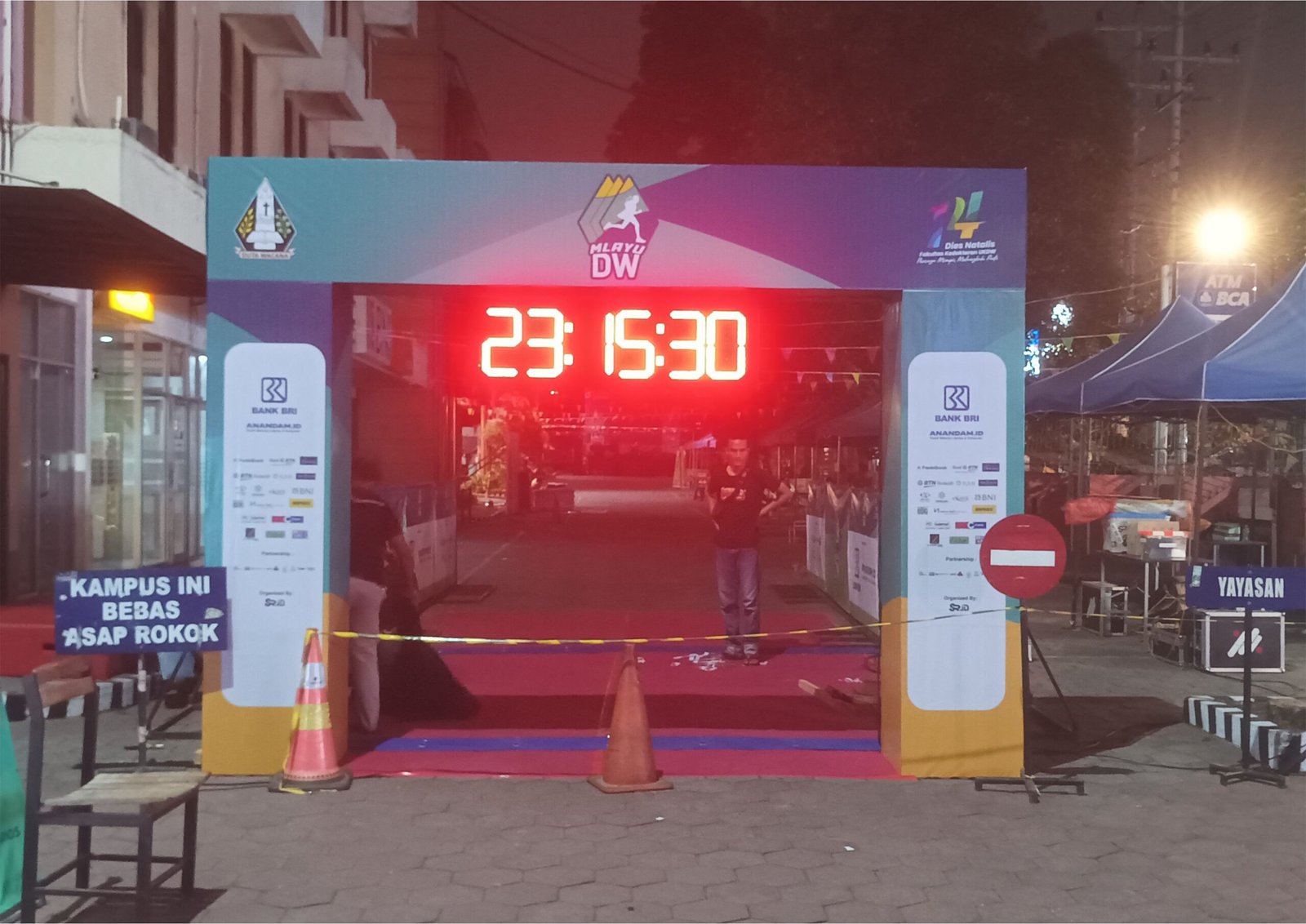 Dekorasi Event Mlayu DW di Kampus UKDW Jogja 01