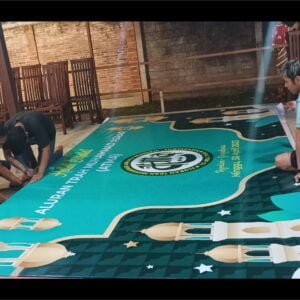 Jasa Backdrop Halal Bihalal 5x3 m