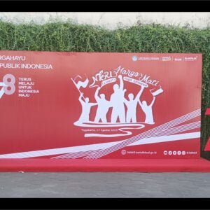 Dekorasi Backdrop Photobooth 17 Agustus Jogja