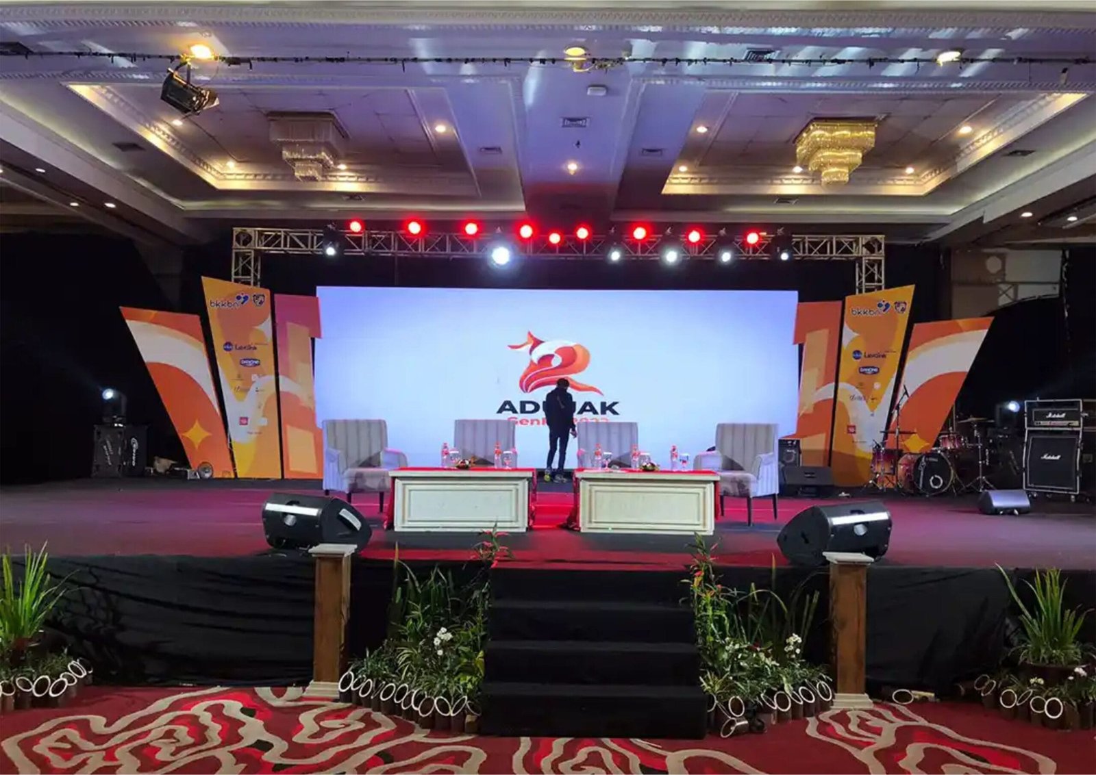 Backdrop Dekor LED Screen Jogja 10