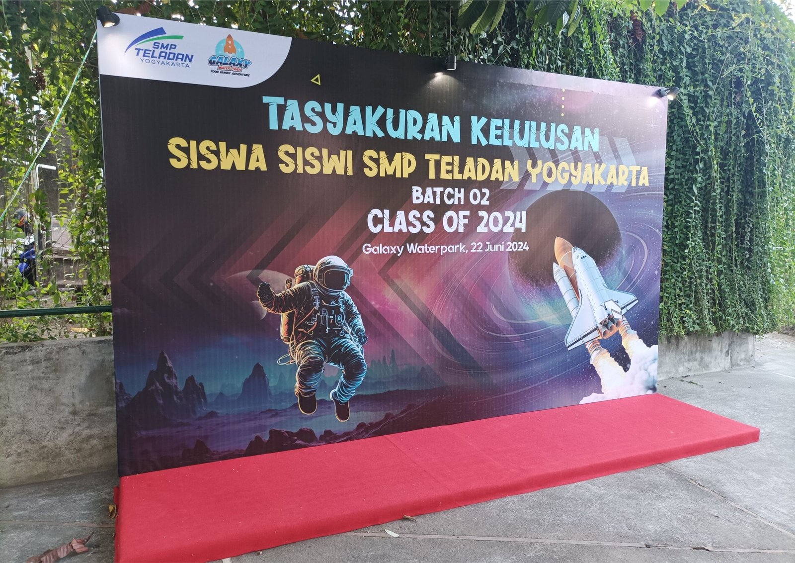 Tasyakuran Backdrop Event Kelulusan SMP Jogja 03